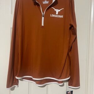 Texas Longhorns Orange Quarter-Zip Pullover